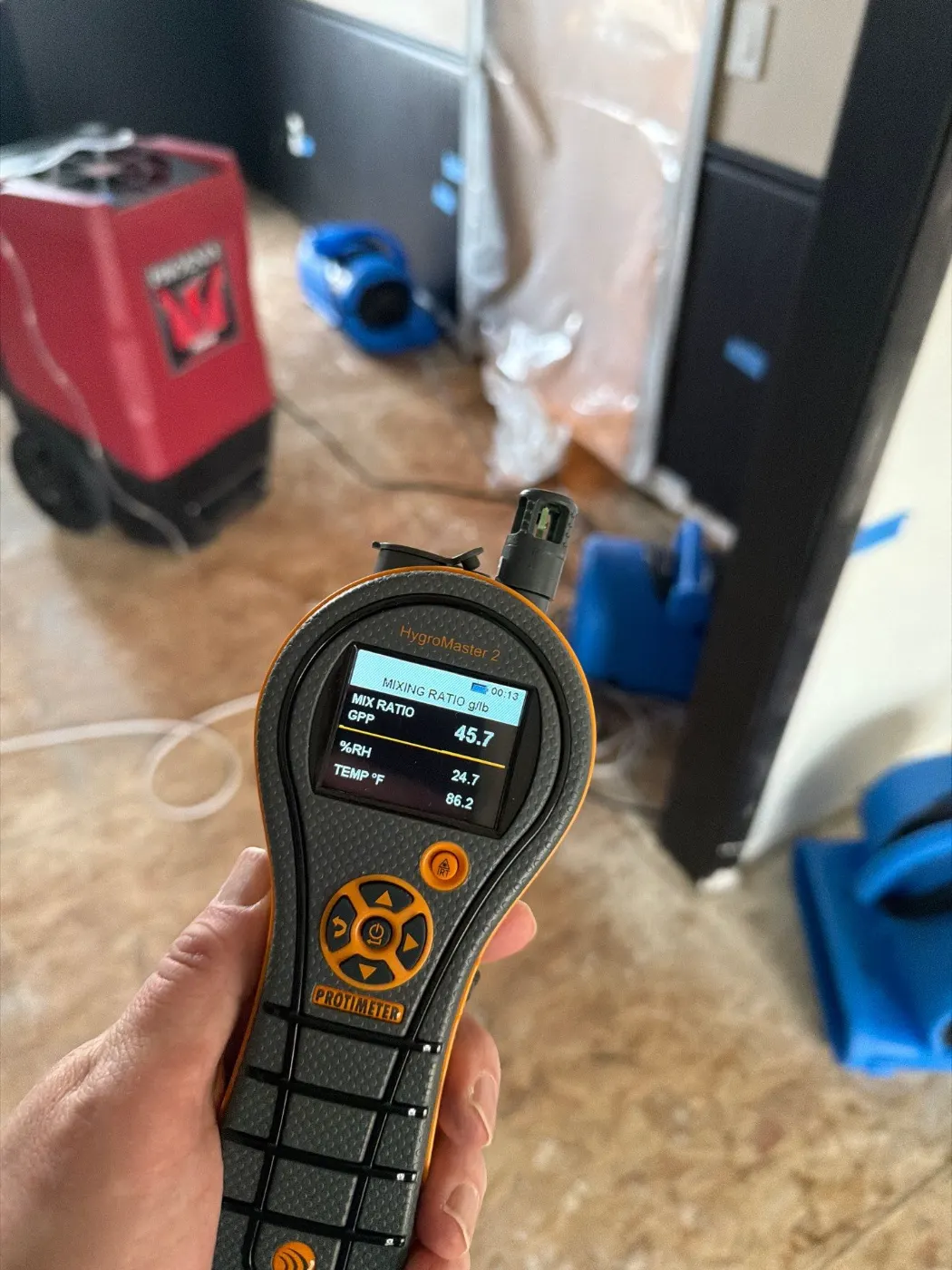 Residential restoration project in Chesterfield, Hamilton County Indiana